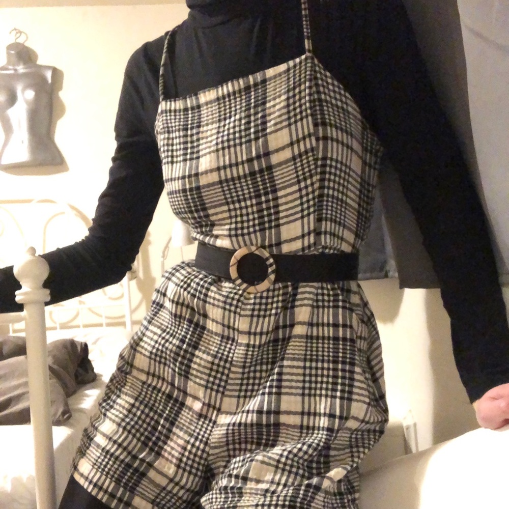 Plaid Picnic Romper